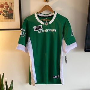 CFL Saskatchewan Roughriders Jersey - NWT Large
